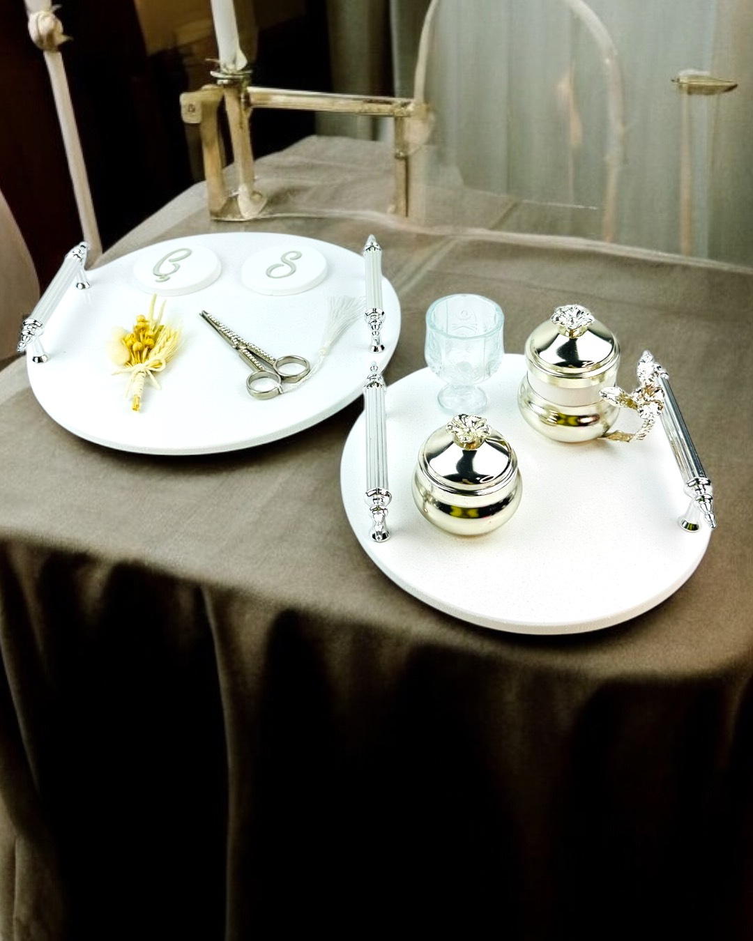 Cyzhome Adoration Polyester Söz Tepsisi Cyzhome Adoration Polyester Söz Tepsisi