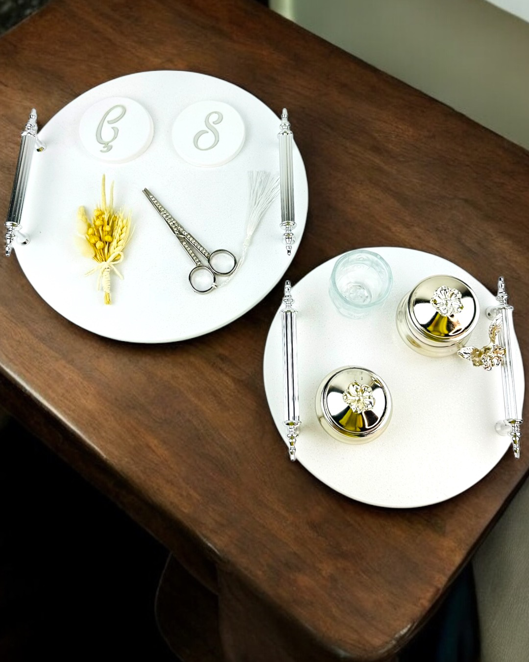 Cyzhome Adoration Polyester Söz Tepsisi Cyzhome Adoration Polyester Söz Tepsisi