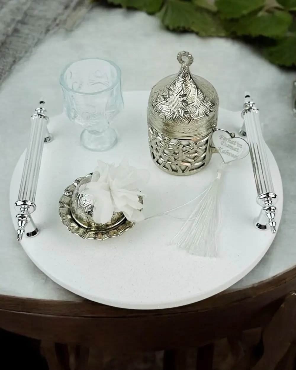 Adoration Söz Kahve Tepsisi