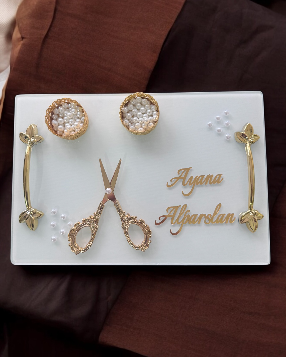 Adore Gold Söz Tepsisi Adore Gold Söz Tepsisi