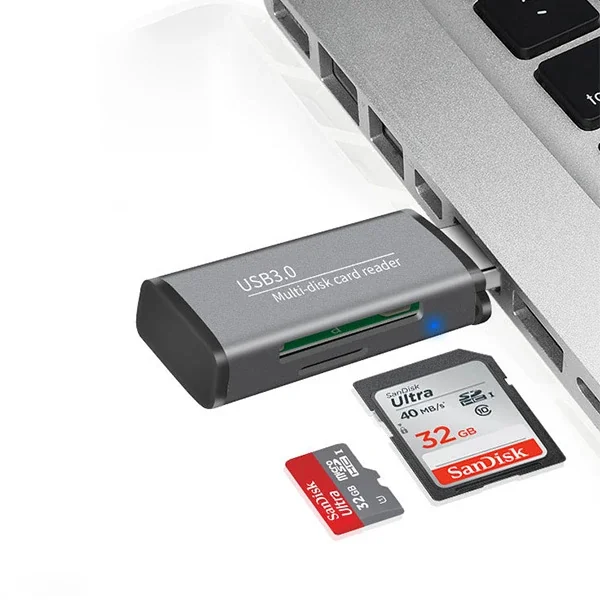 ADS-105 USB 3.0 Hızlı Card Reader SD/TF Hafıza Kart Okuyucu-1852 ADS-105 USB 3.0 Hızlı Card Reader SD/TF Hafıza Kart Okuyucu-1852