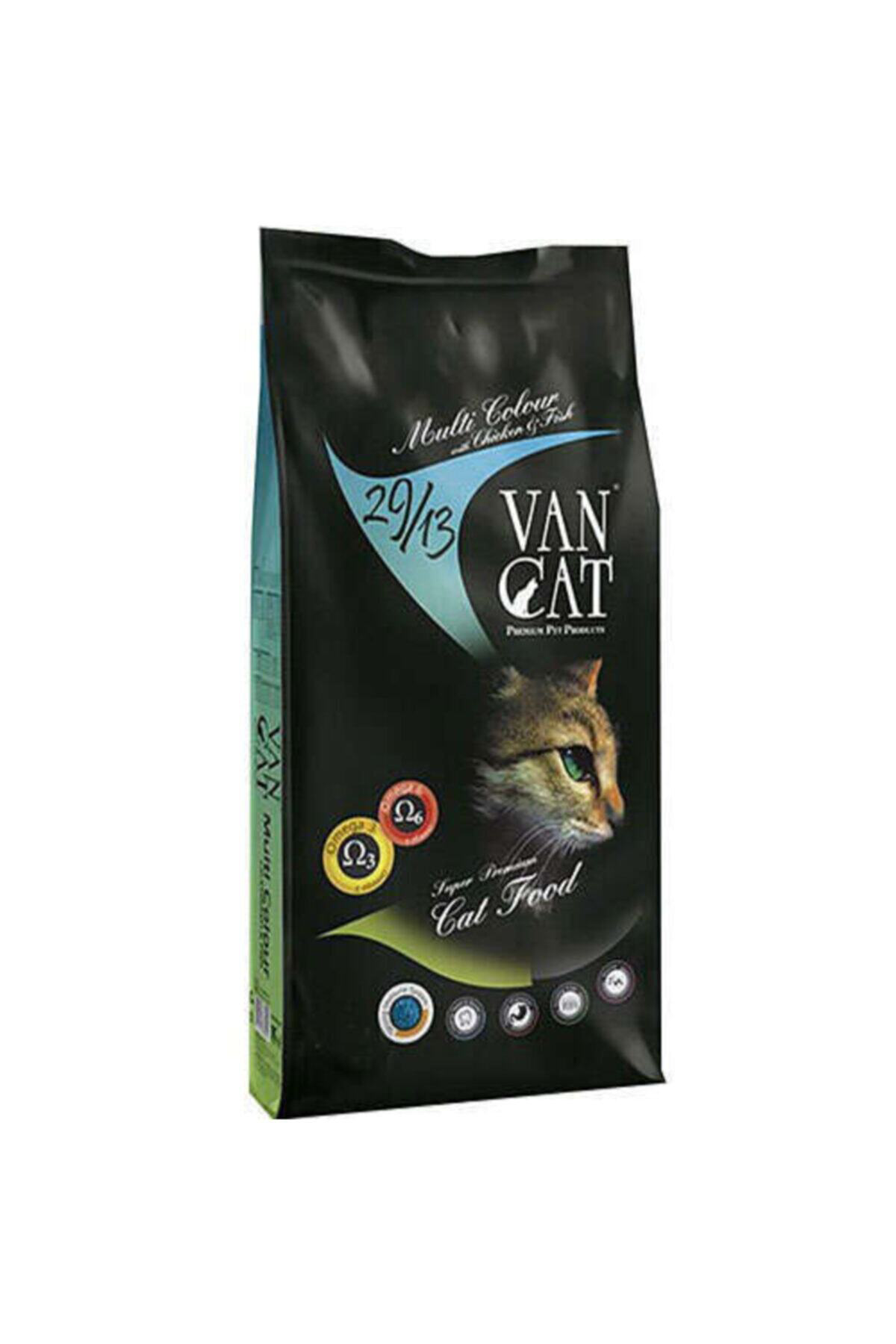 Vancat Adult Multi Color Renkli Taneli Yetişkin Kedi Maması 1 Kg