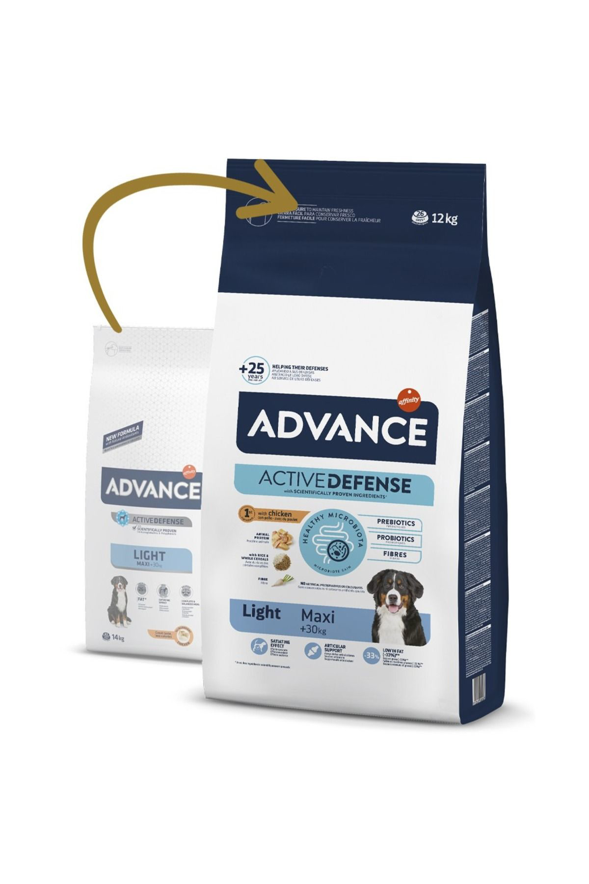 Advance  Maxi Light Köpek Mamasi 12 Kg