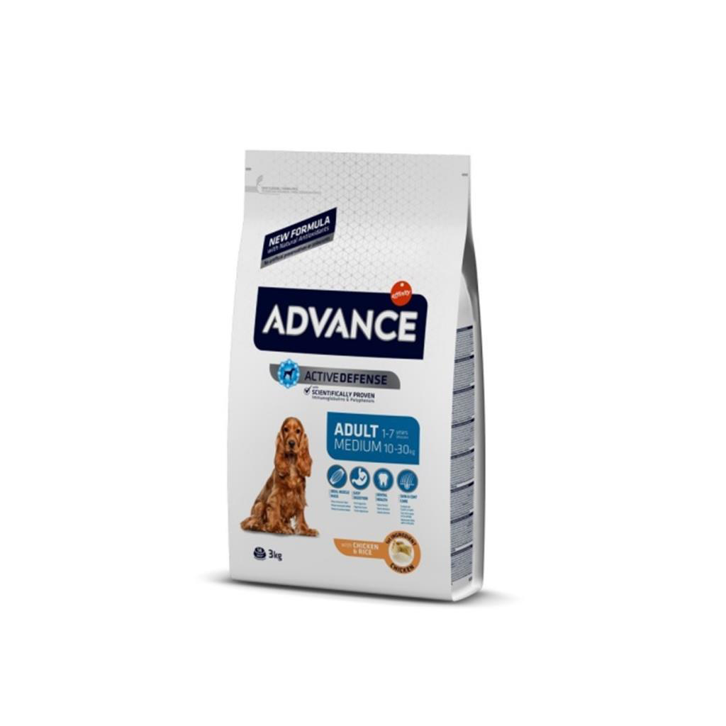 Advance Medium Orta Irk Tavuklu Köpek Maması 3 kg