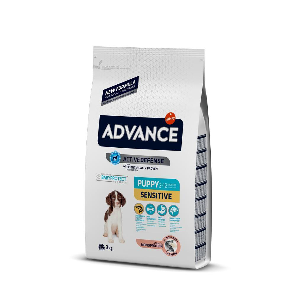 Advance  Puppy Sensitive Somonlu Yavru Köpek Mamasi 3 Kg