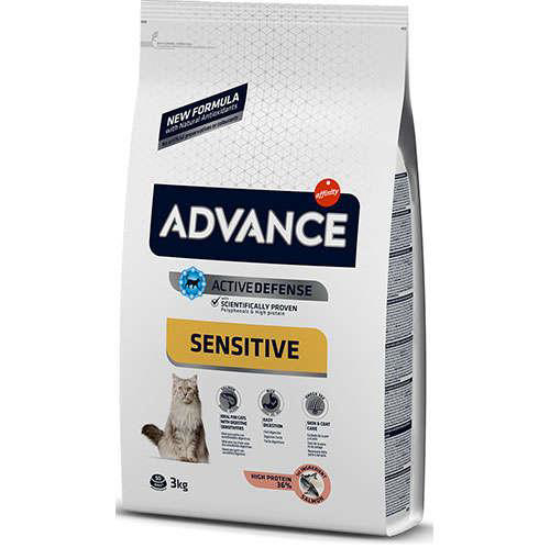 Advance Sensitive Somonlu Kedi Maması 3 Kg