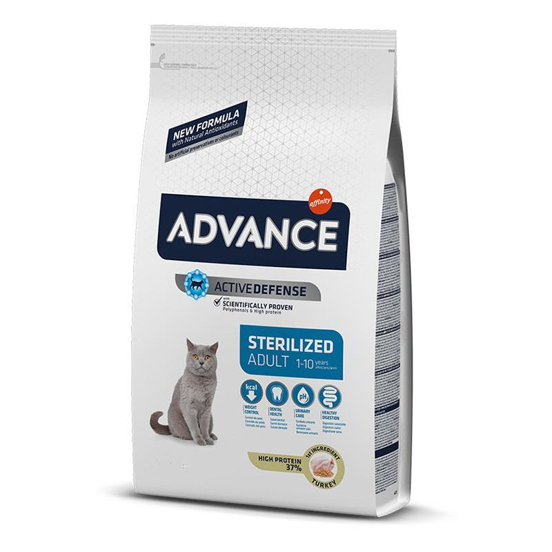 Advance Sterilized Kısırlaştırılmış Hindili Kedi Maması 1,5 Kg