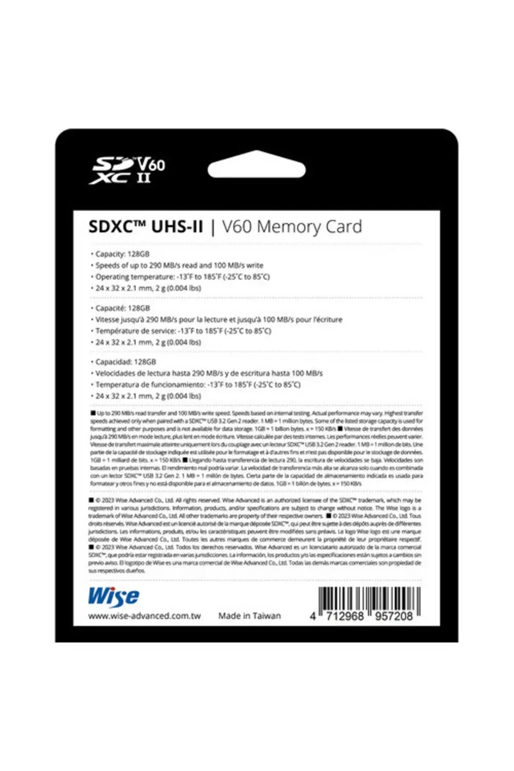 Advanced 128GB SD-S UHS-II V60 SD Hafıza Kartı Advanced 128GB SD-S UHS-II V60 SD Hafıza Kartı