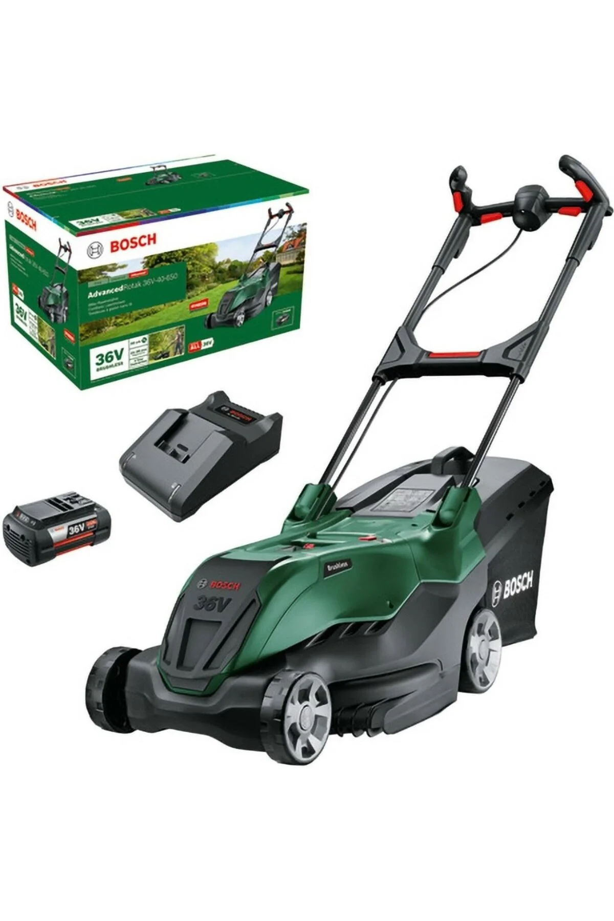 Advanced Rotak 36V-650 Tek Akülü 4 Ah Çim Biçme Makinesi