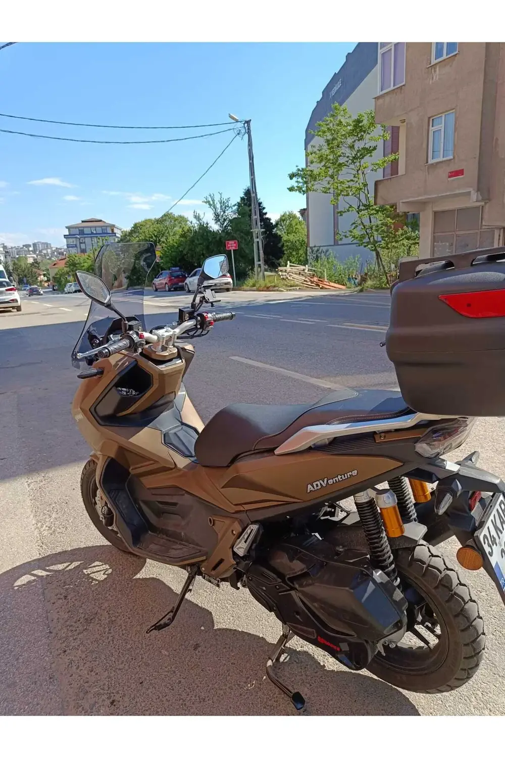 Adventure 150 Ön Cam 2021 2024 Model 55cm Açıkfüme Renkli 4mm KIS
