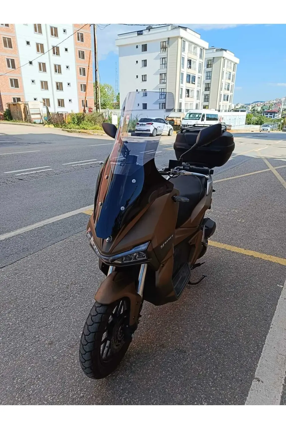 Adventure 150 Ön Cam 2021 2024 Model 78cm Açıkfüme Renkli 4mm UZU