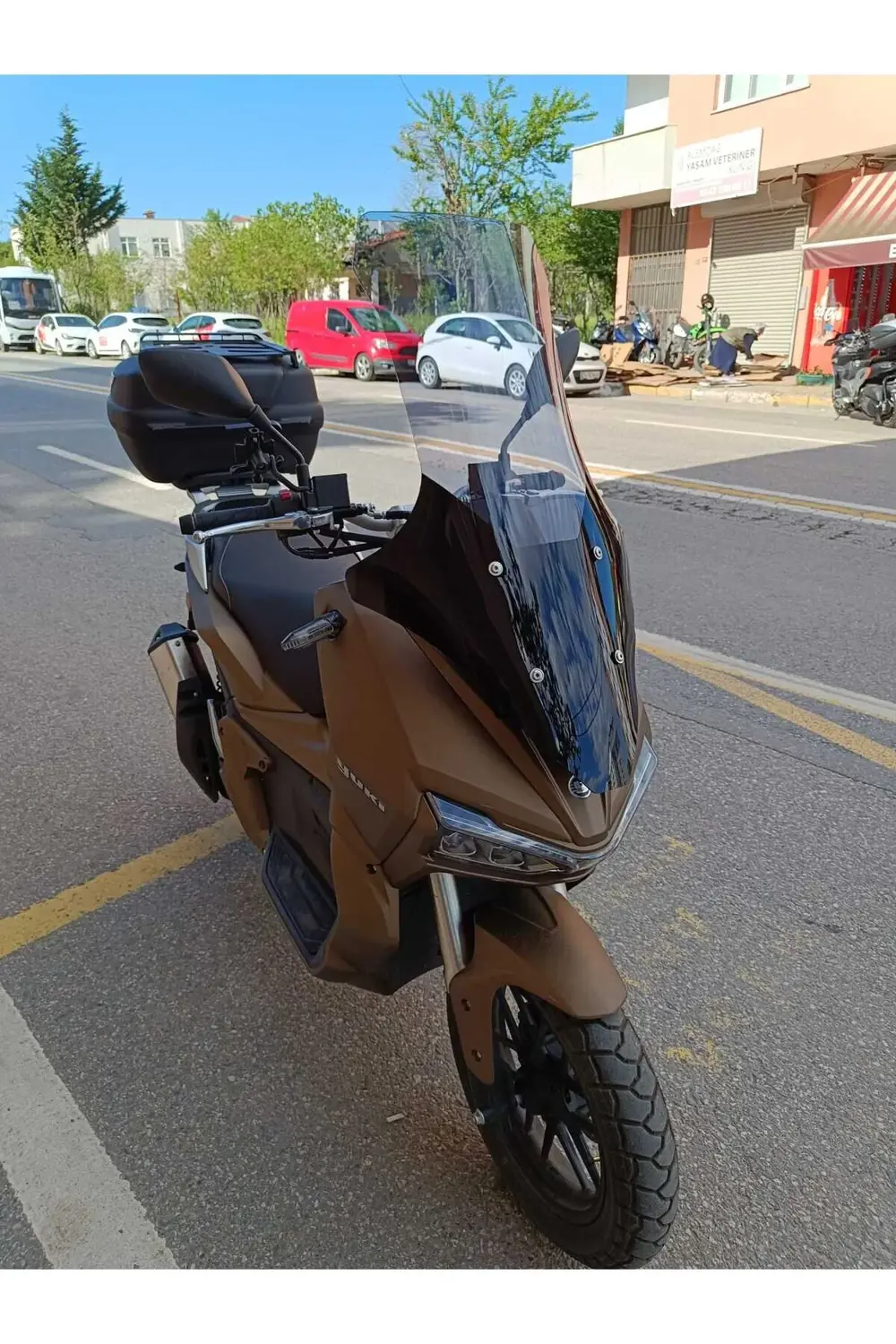 Adventure 150 Ön Cam 2021 2024 Model 78cm Açıkfüme Renkli 4mm UZU