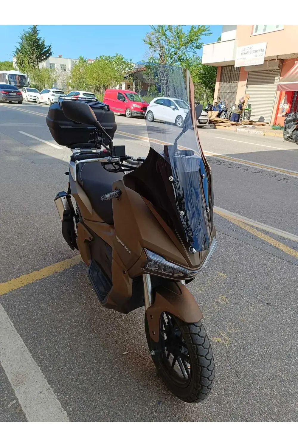 Adventure 150 Ön Cam 2021 2024 Model 78cm Açıkfüme Renkli 4mm UZU