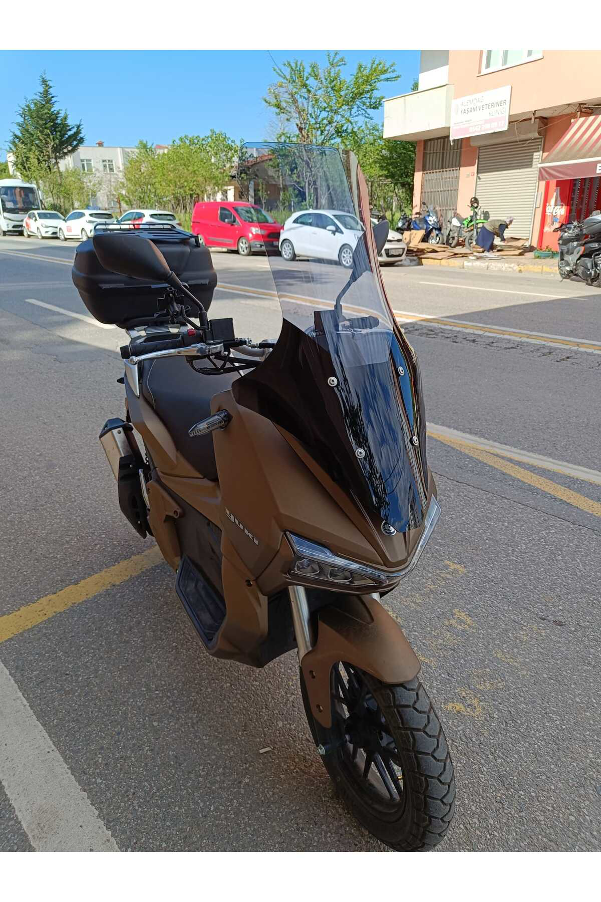 Adventure 150 Ön Cam 2021 2024 Model 78cm Açıkfüme Renkli 4mm UZU