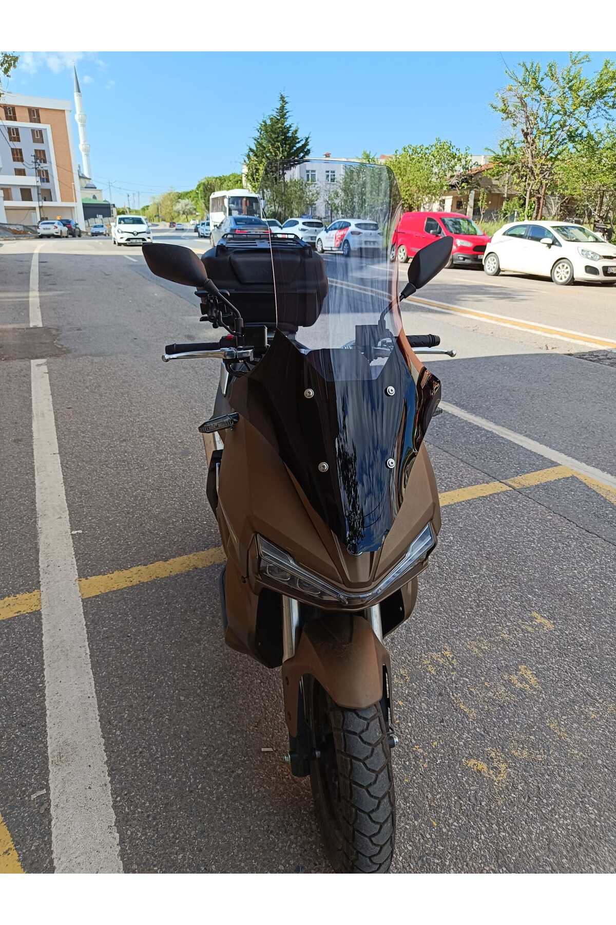 Adventure 150 Ön Cam 2021 2024 Model 78cm Açıkfüme Renkli 4mm UZU