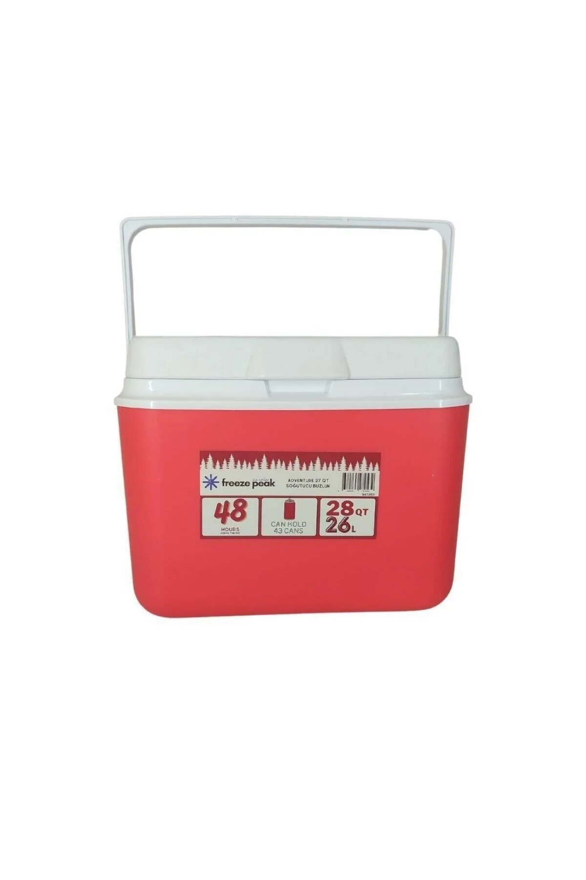 Adventure 28 QT Soğutucu Buzluk 26 Litre Kırmızı