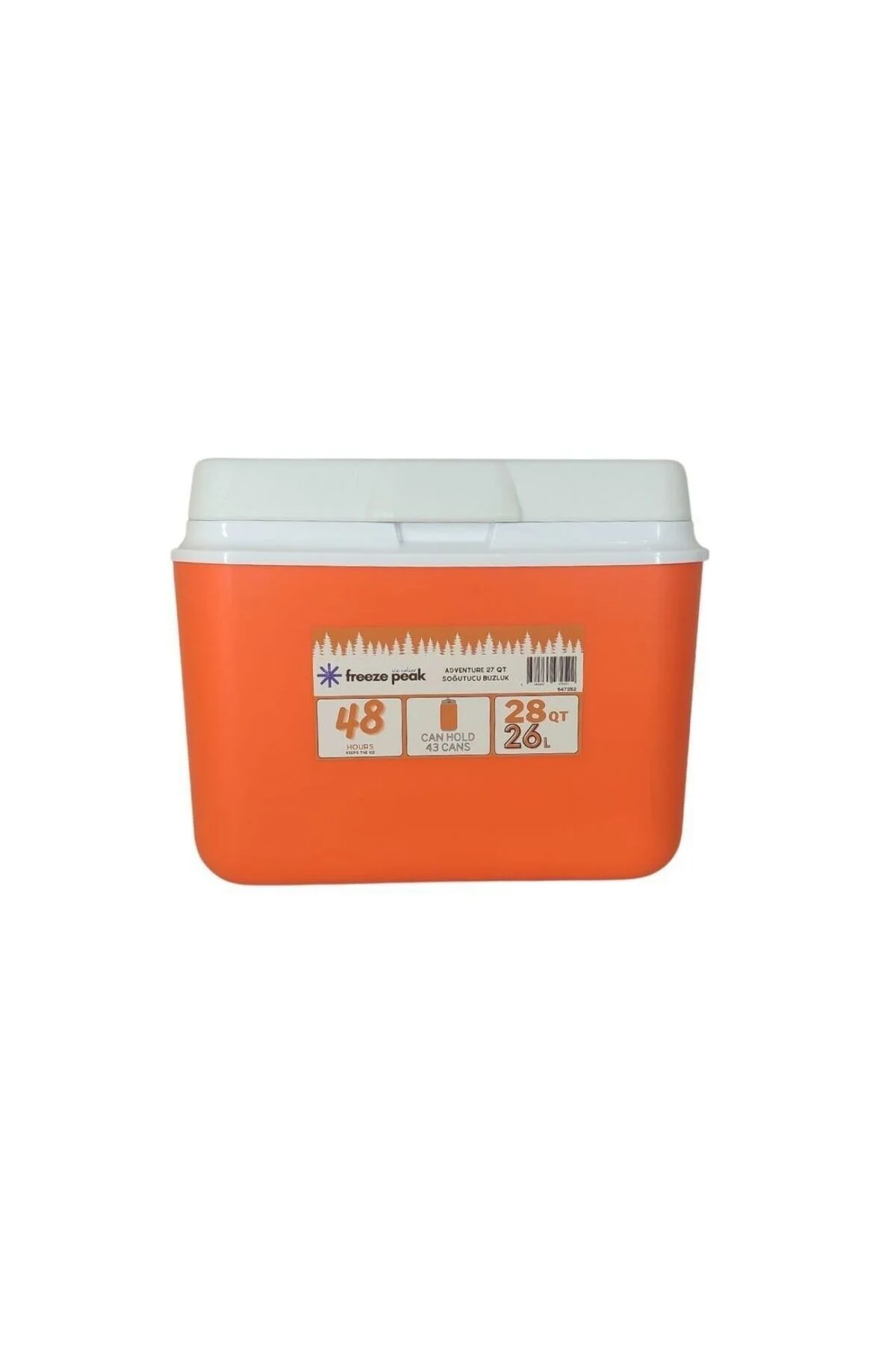 Adventure 28 QT Soğutucu Buzluk 26 Litre Turuncu
