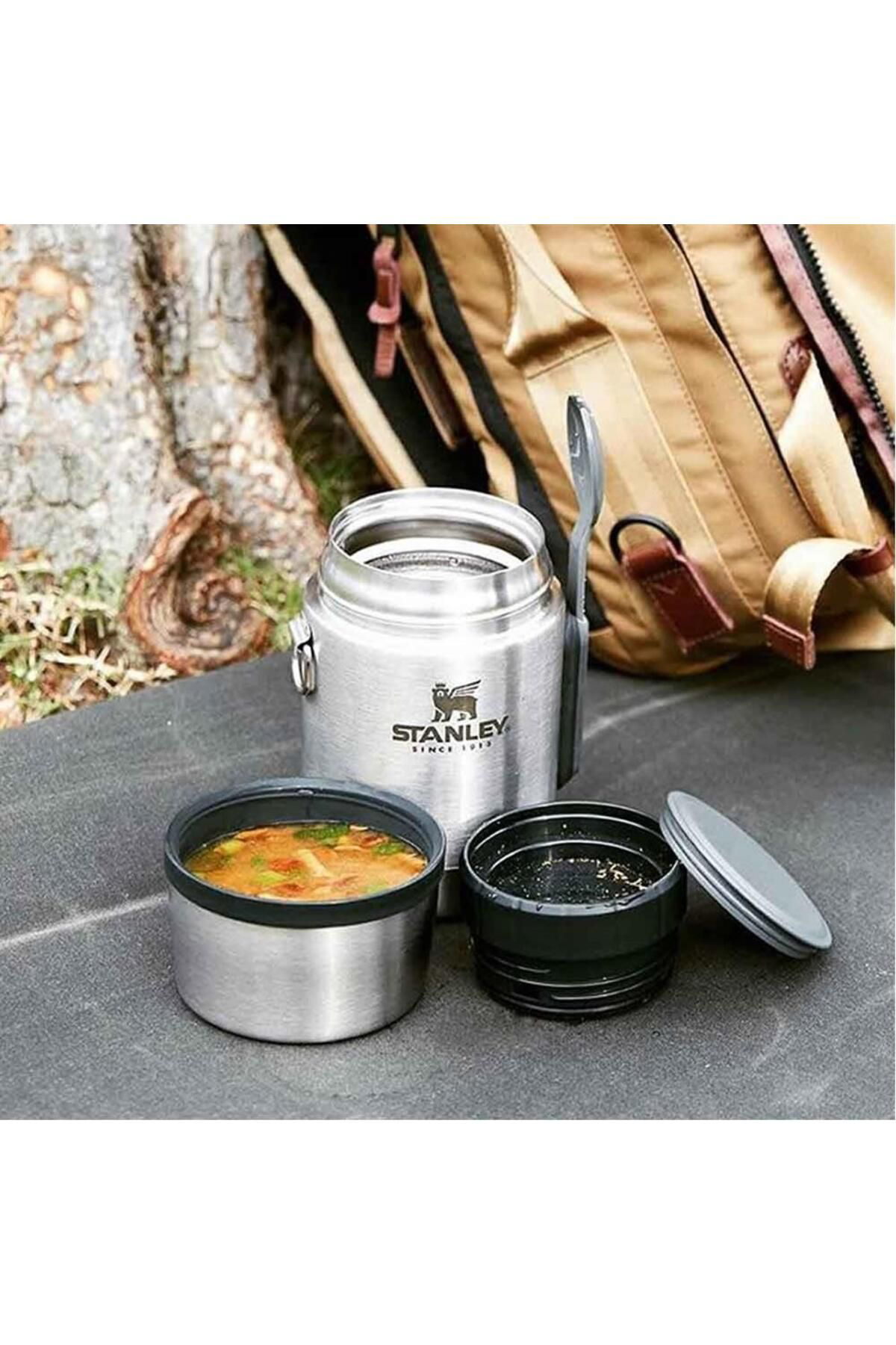 Stanley Adventure Kaşikli 0,53 Litre Çelik Yemek Termosu - Çelik