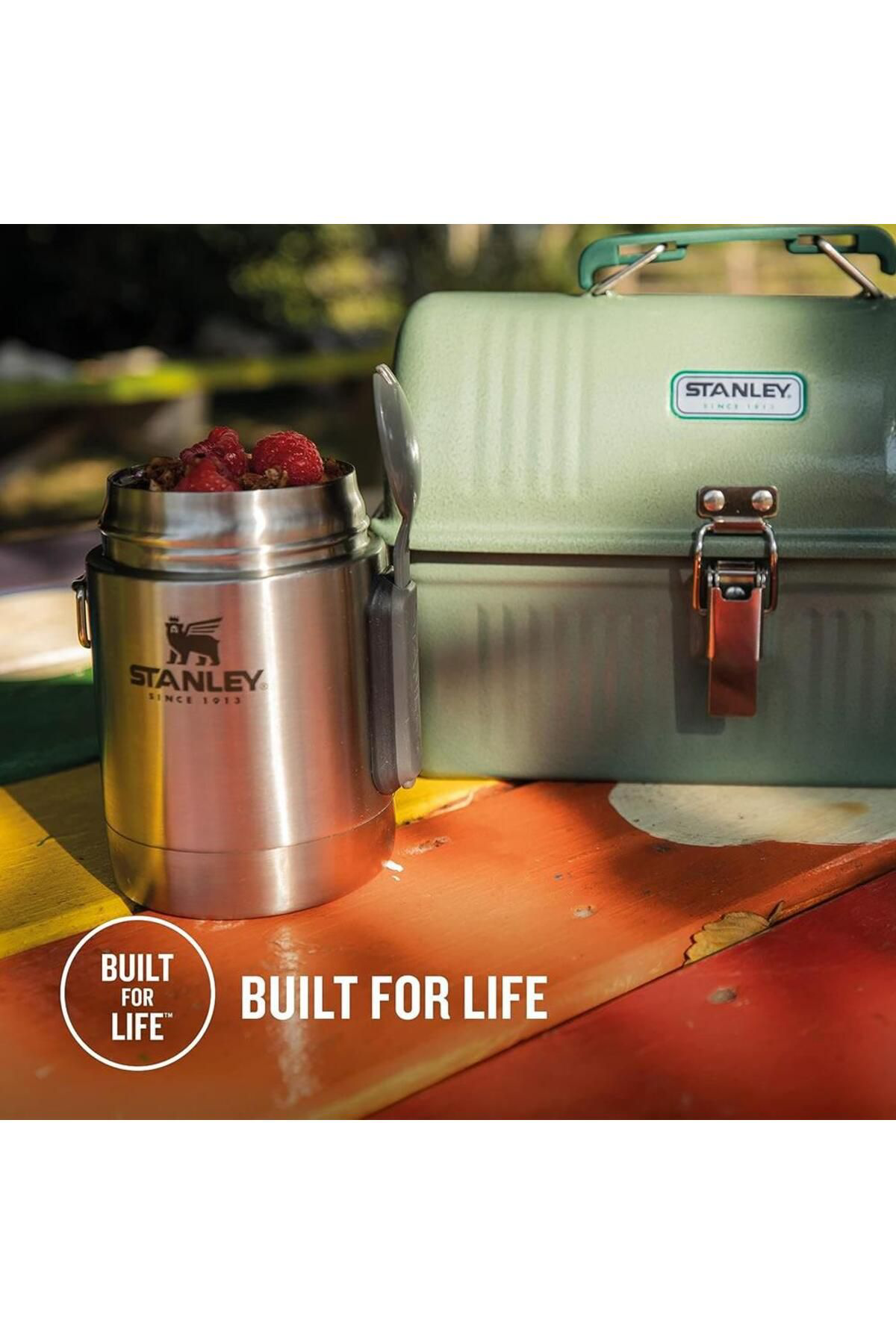 Stanley Adventure Kaşikli 0,53 Litre Çelik Yemek Termosu - Çelik