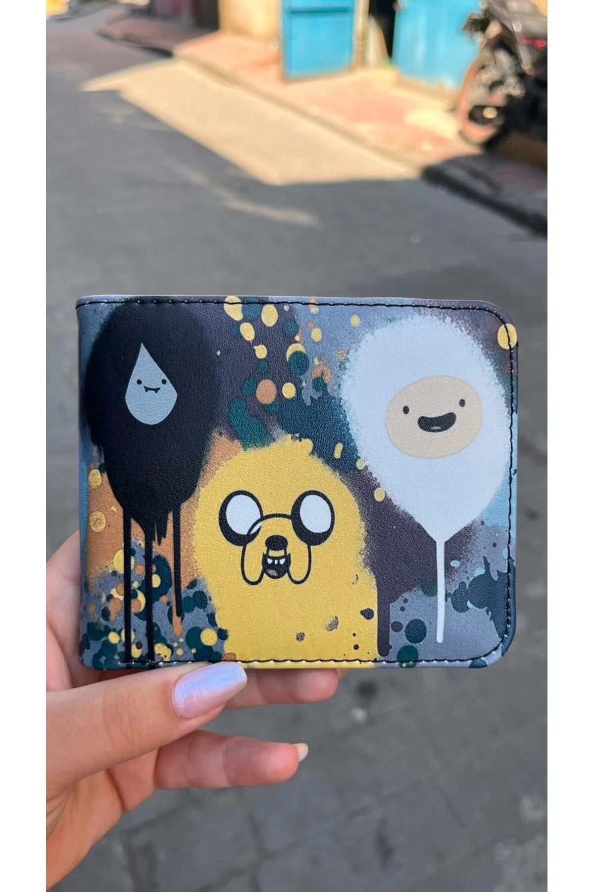 Adventure Time Finn and Jack Marcelin Art Erkek Cüzdan