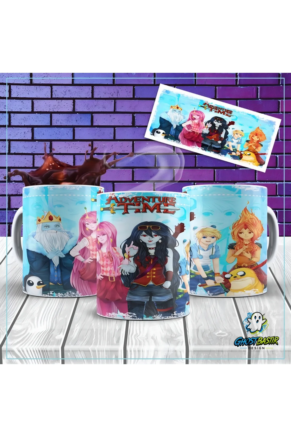 Adventure Time Kupa Bardak | Tek Adet K0142