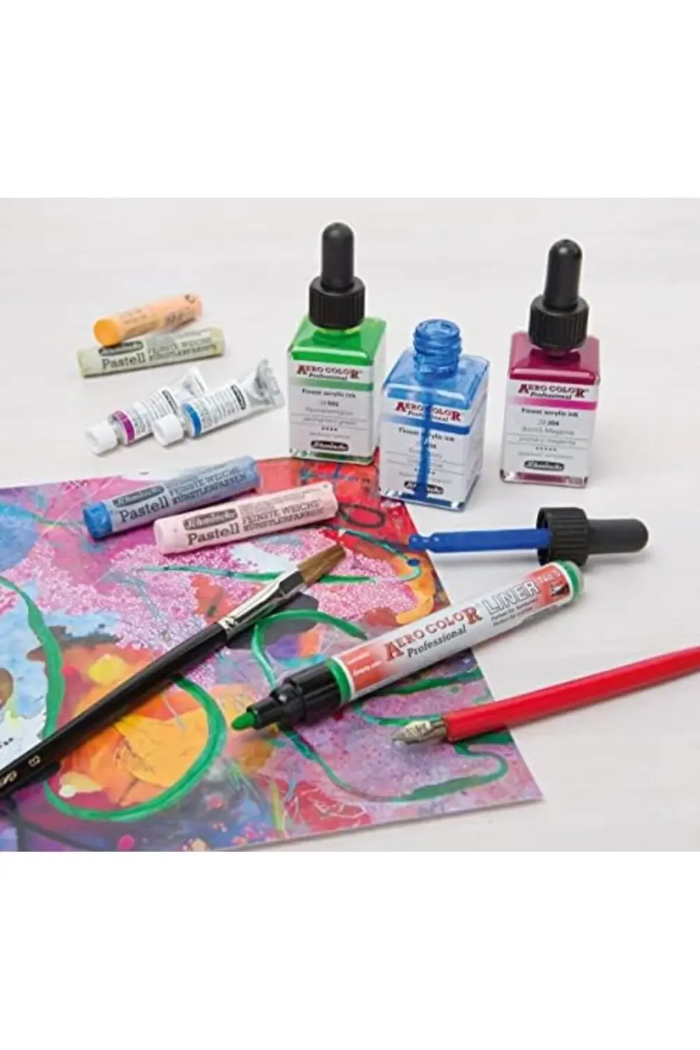 Aero Professional Akrilik Mürekkebi 28 ml 300 Scarlet 1174074