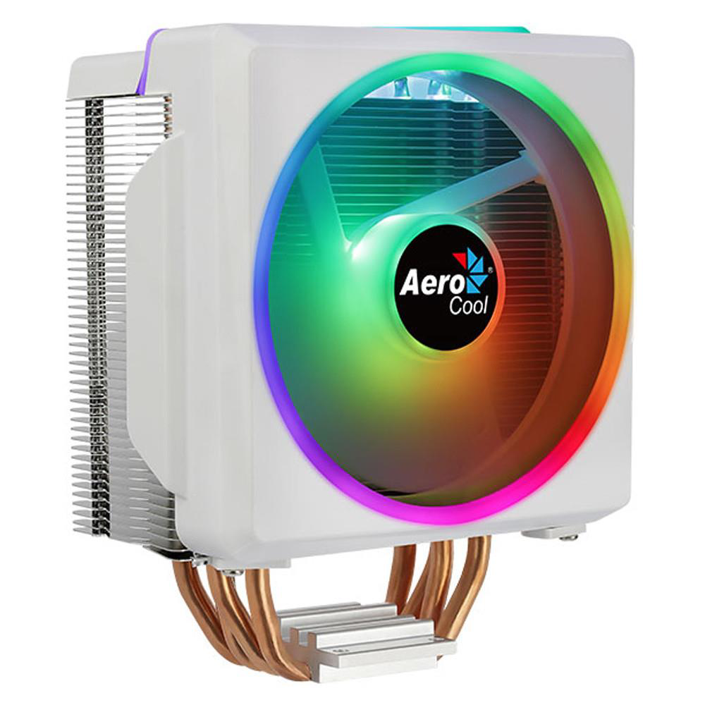 Aerocool AE-CC-CYLN4F-W Cylon 4F Beyaz 12cm ARGB Şeffaf Fan İşlem