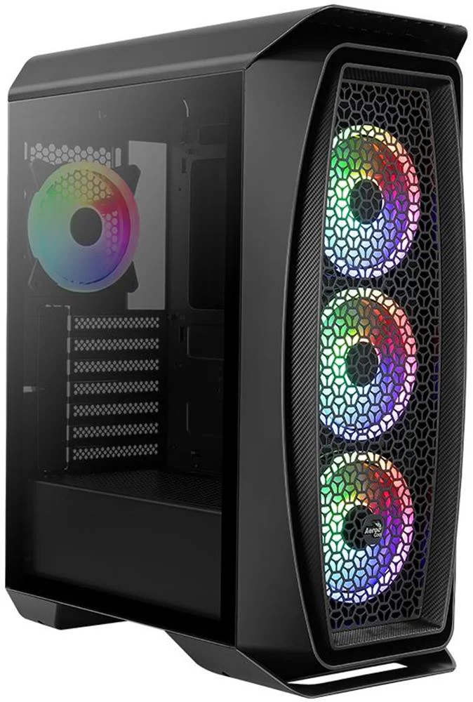Aerocool Aero One Duo 3 x ARGB 12cm ARGB Fan ATX Bilgisayar Kasas