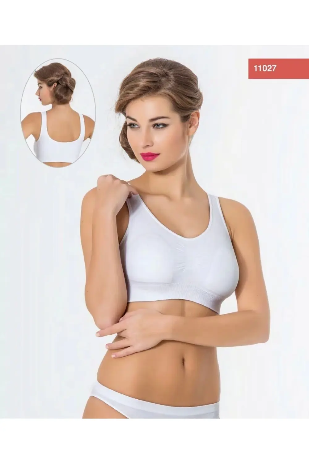 Aesco Miss Fit 11027 Kalın Askılı Pedli Bustiyer
