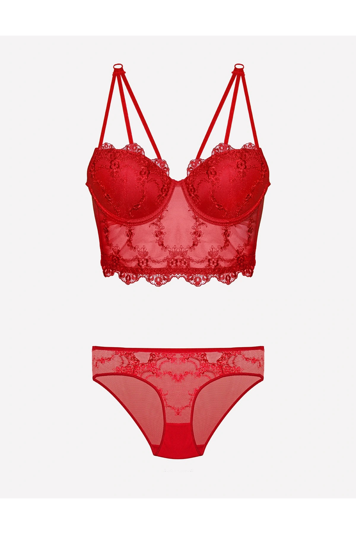 Aesco Nurteks 4491 Destekli Sütyen Takım