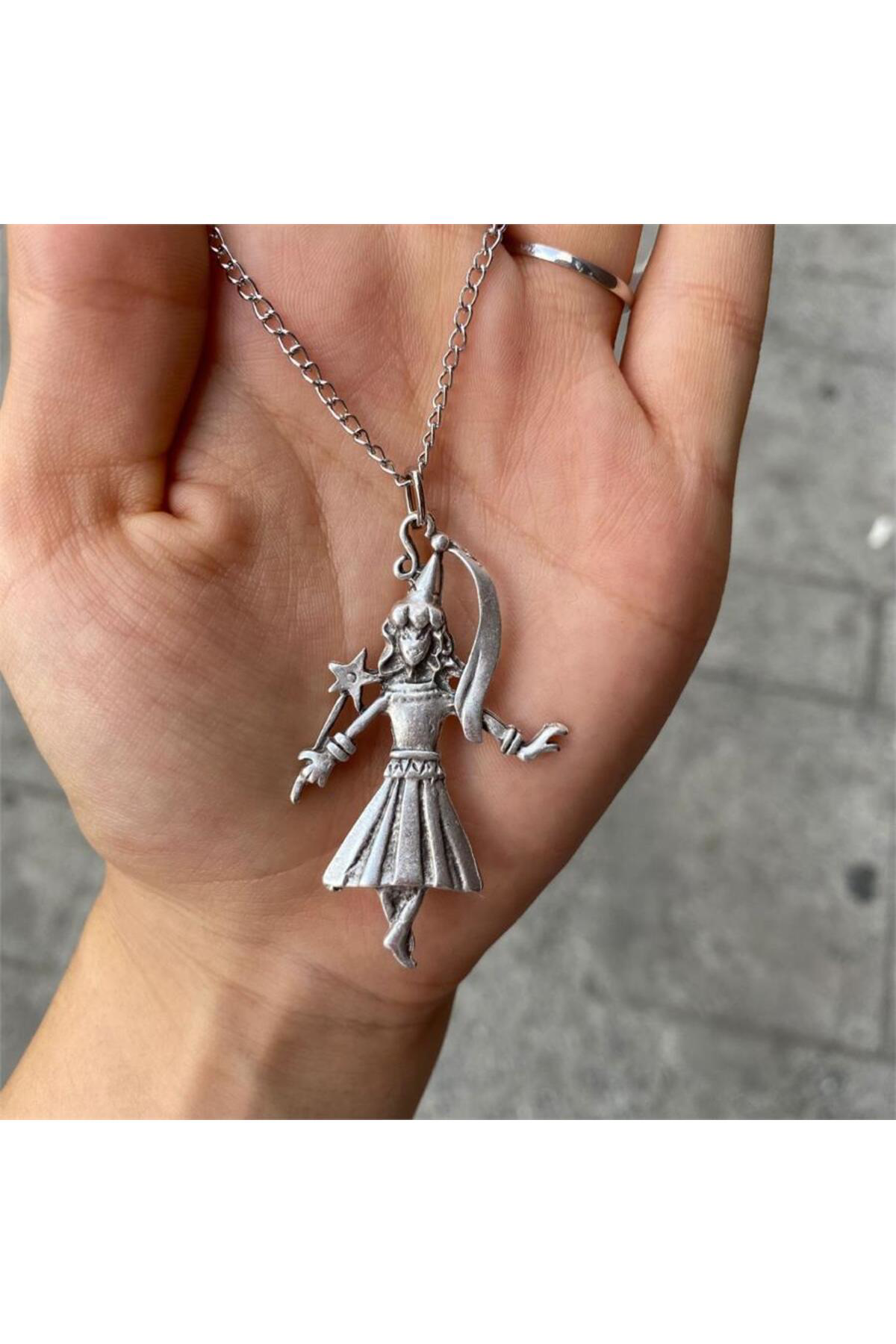 Aesthetic Fairy Tale Angel Zincirli Kolye