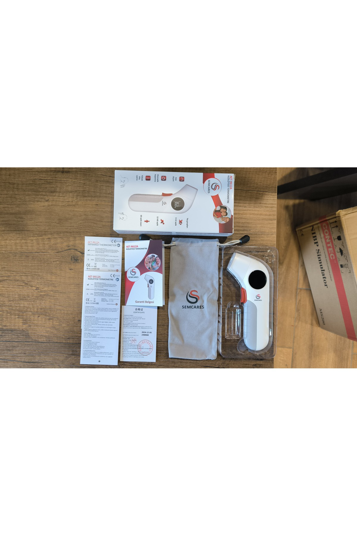 AET-R612A KIZILÖTESİ ATEŞ ÖLÇER