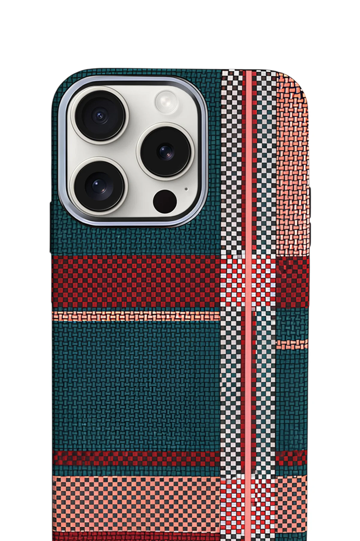 Aether Carbon iPhone 15 Pro 6.1" MagSafe Karbon Kılıf Urban Gridline