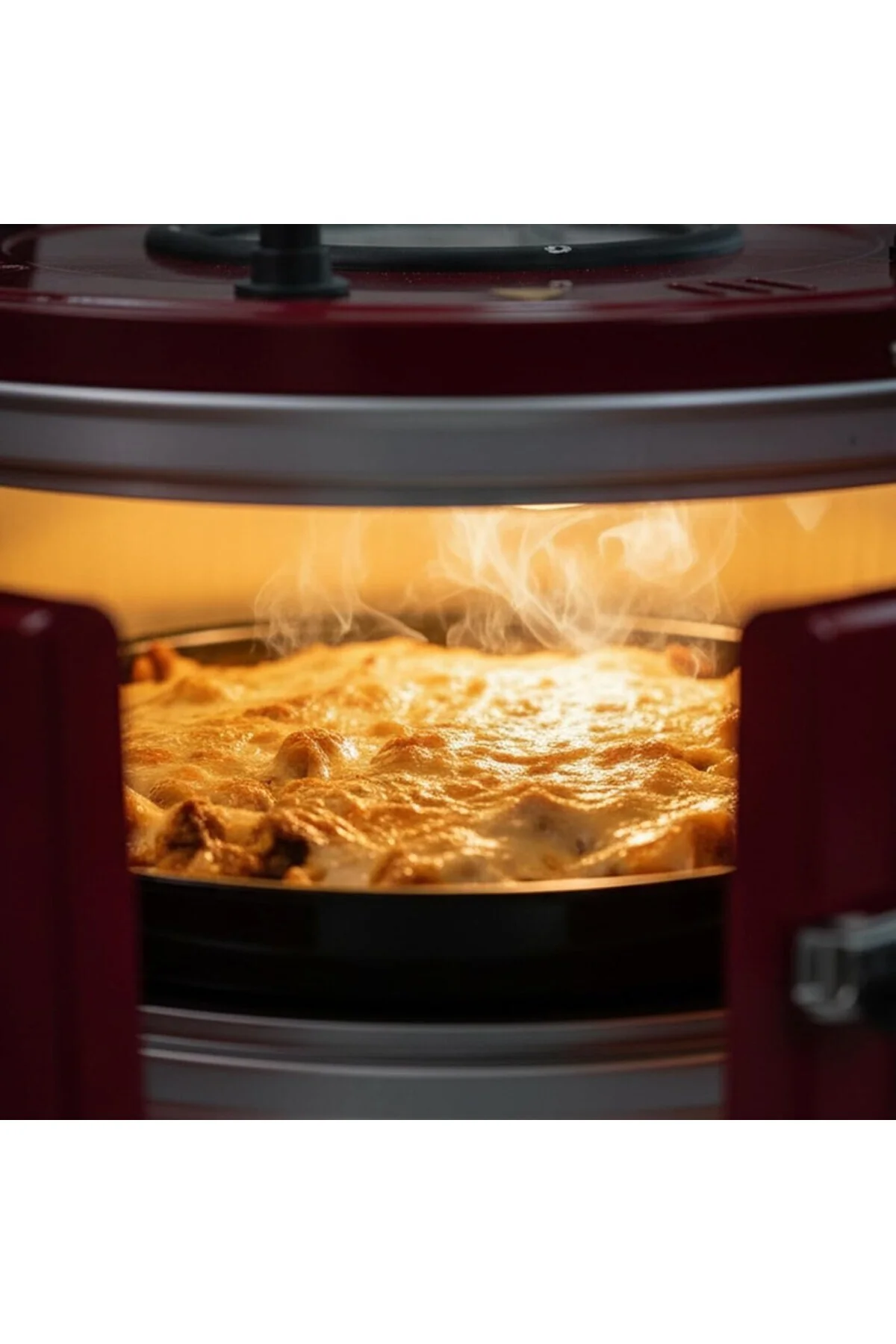 AF130L 25 Litre Orta Boy Yuvarlak Davul Fırın, İç Aydınlatmalı, T