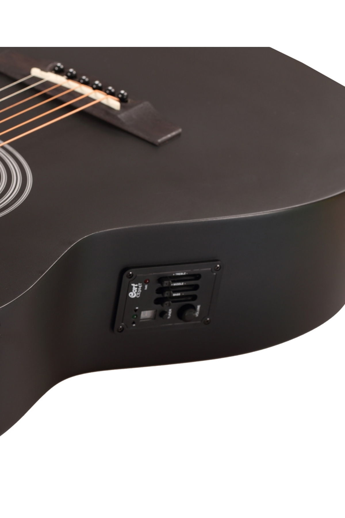 AF510E-BKSW Elektro Akustik Gitar - Kılıflı - Mat Siyah