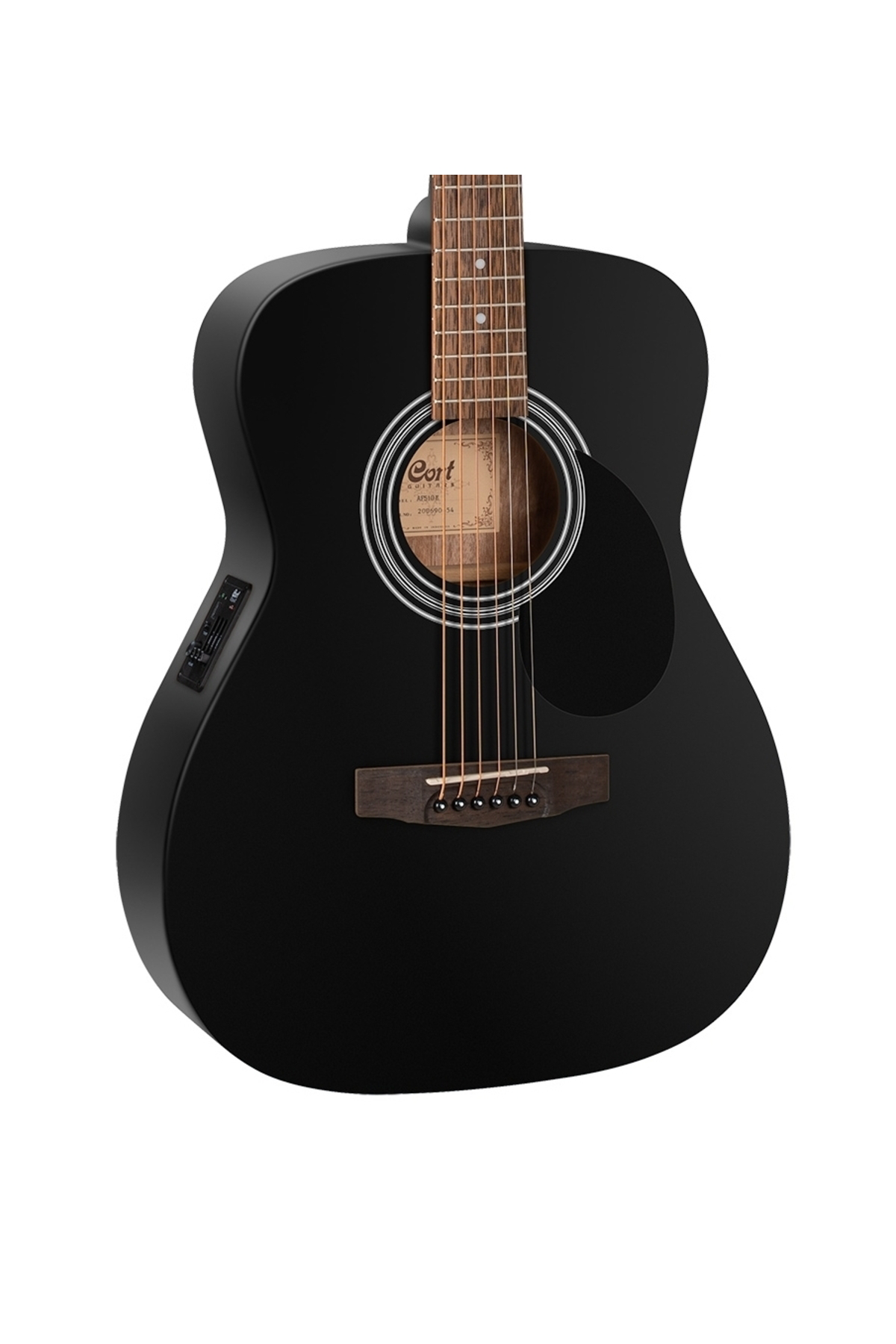 AF510E-BKSW Elektro Akustik Gitar - Kılıflı - Mat Siyah