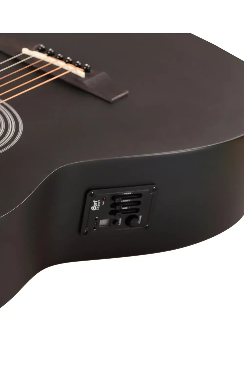 AF510E-BKSW Elektro Akustik Gitar - Kılıflı - Mat Siyah