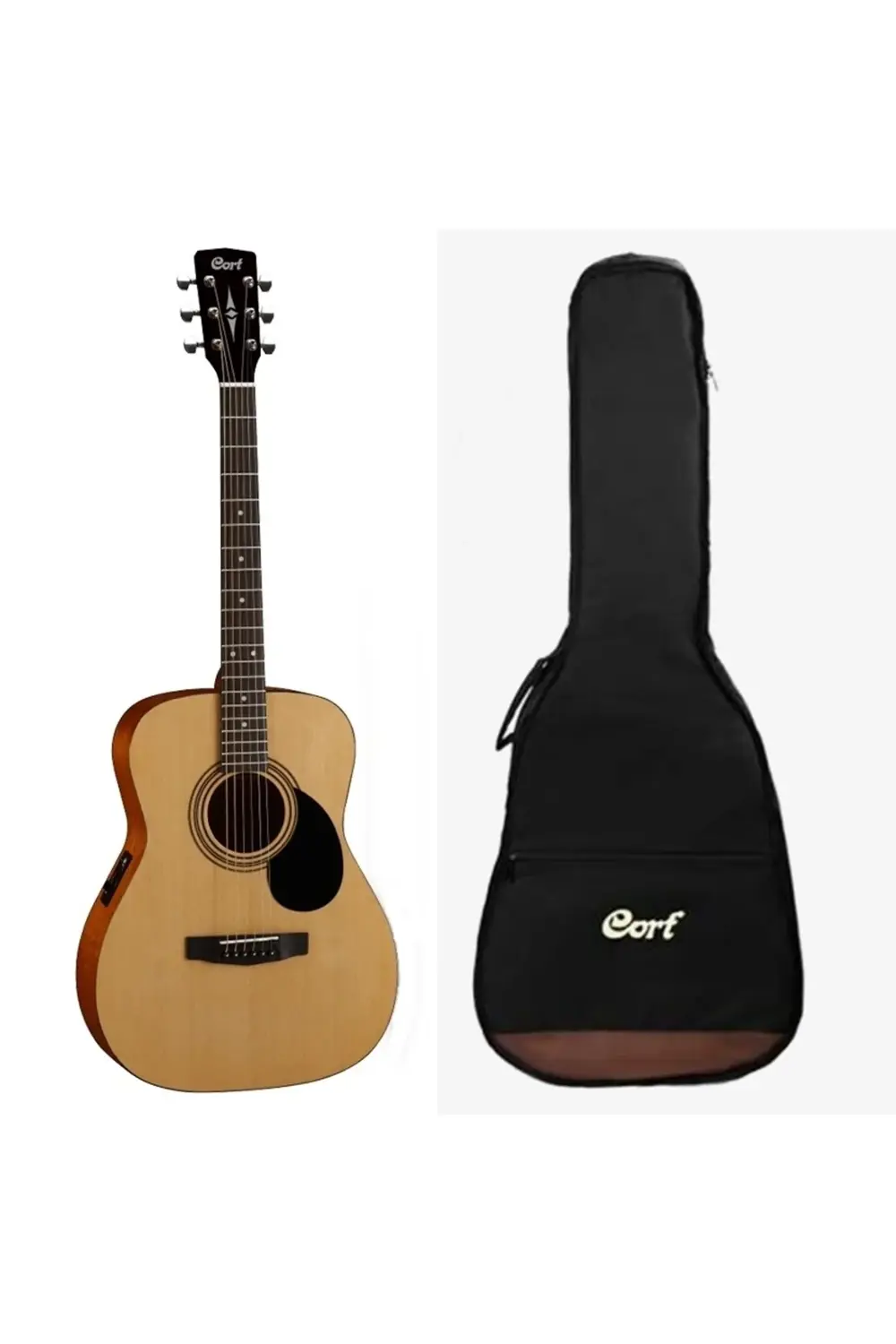 Cort Af510e-Opw Elektro Akustik Gitar, Kilifli