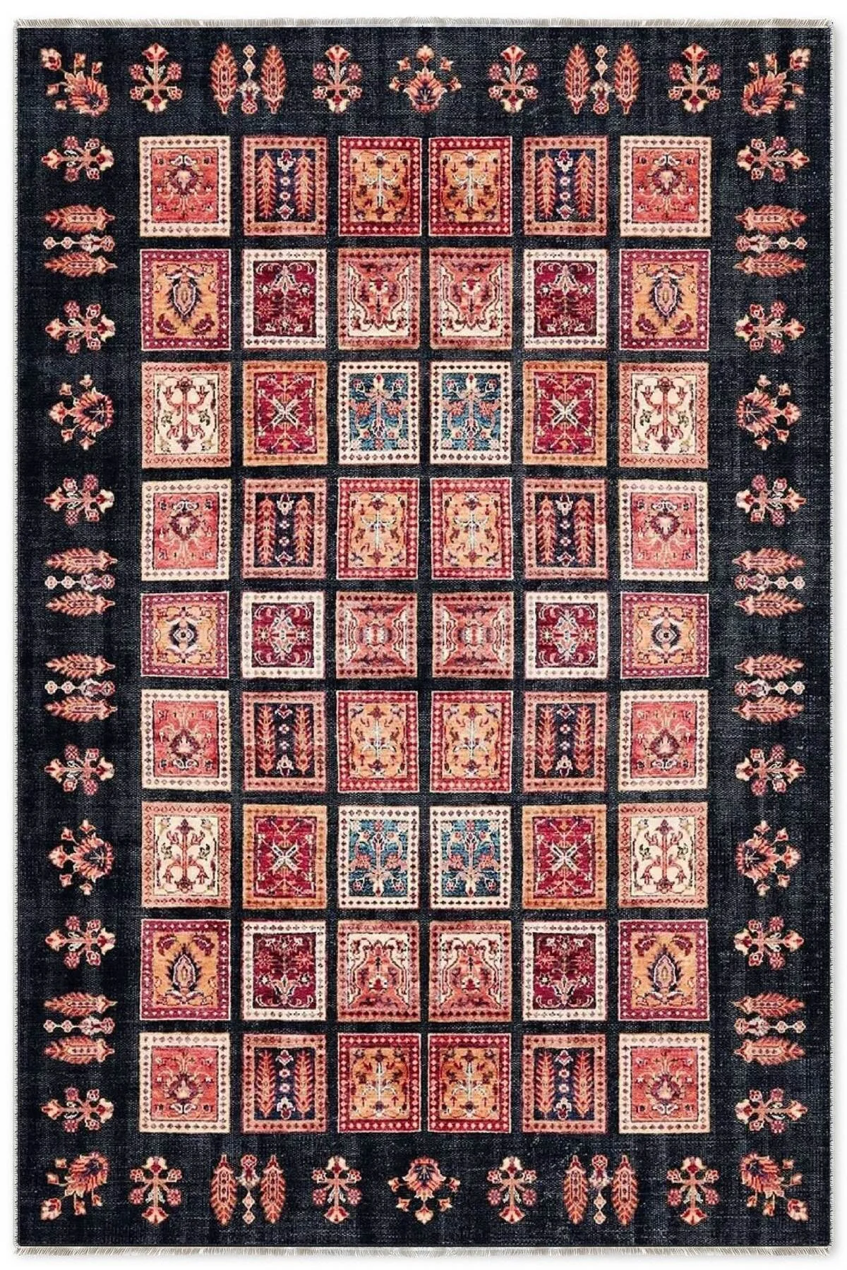 Afgan Lacivert Mozaik Tasarım Şönil Halı Kilim Yolluk Kaymaz Yıkanabilir Oturma Odası Mutfak Koridor Afgan Lacivert Mozaik Tasarım Şönil Halı Kilim Yolluk Kaymaz Yıkanabilir Oturma Odası Mutfak Koridor