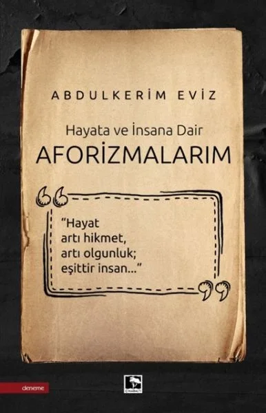 Aforizmalarım Fiyatı, Yorumları ve Özellikleri