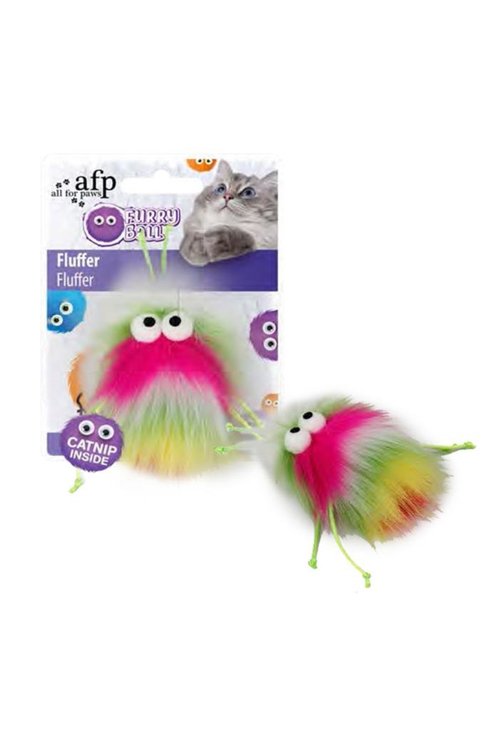 Afp  Furry Ball-Fluffer Catnipli- Pembe 15X8x3,5 Cm