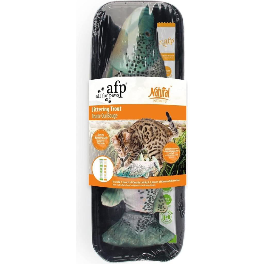 AFP Titreşimli Alabalık Catnip Gümüşasma 28x12x5,5 cm AFP Titreşimli Alabalık Catnip Gümüşasma 28x12x5,5 cm