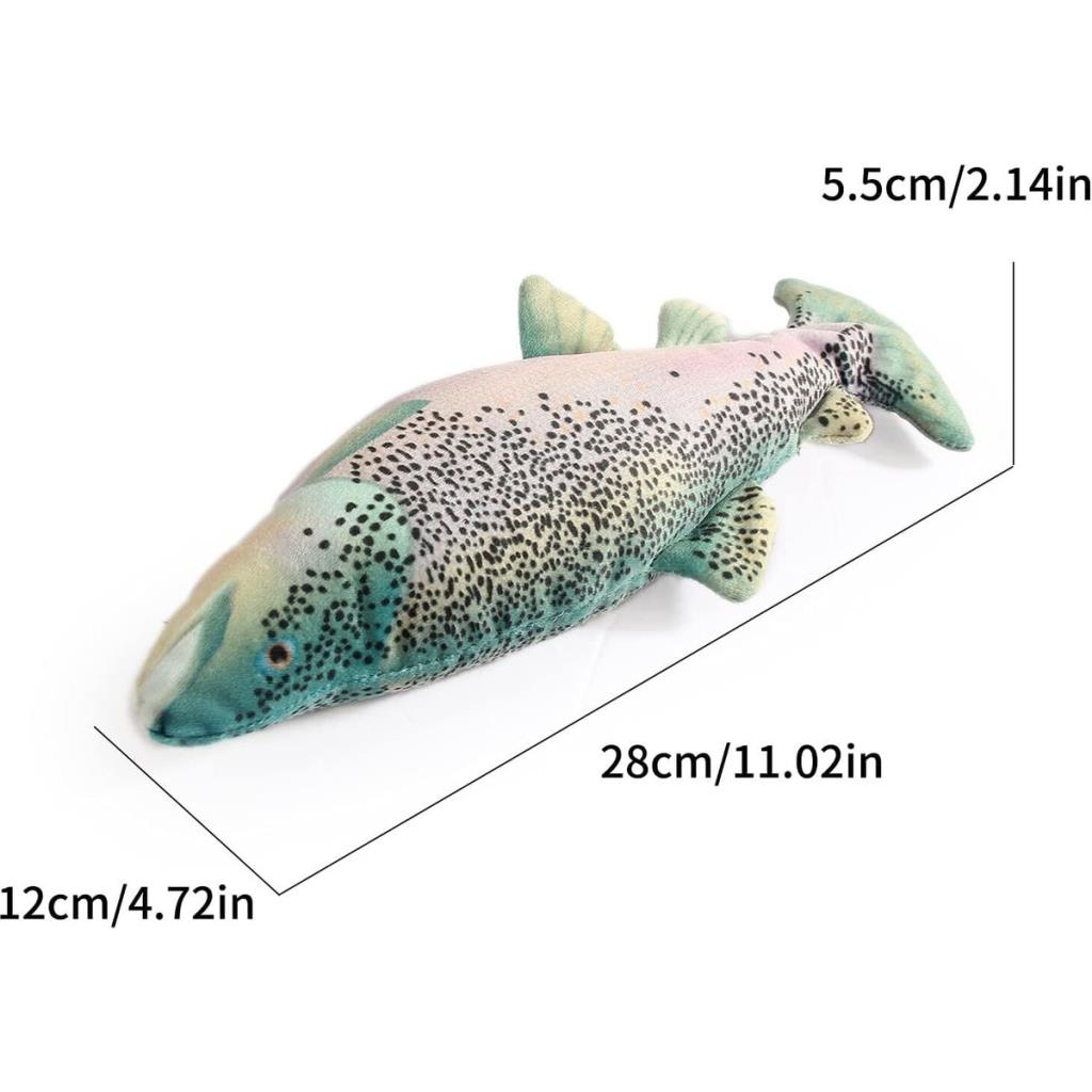 AFP Titreşimli Alabalık Catnip Gümüşasma 28x12x5,5 cm AFP Titreşimli Alabalık Catnip Gümüşasma 28x12x5,5 cm