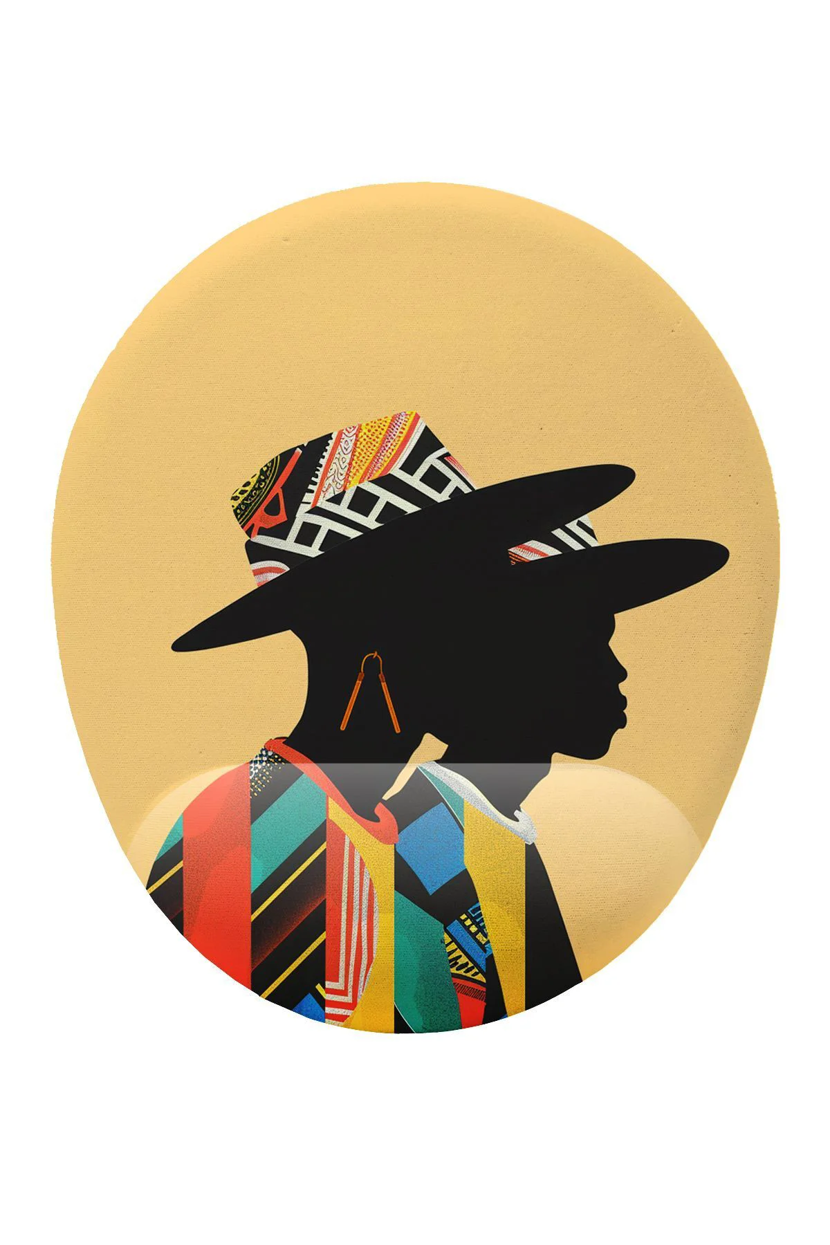 African People Bilek Destekli Mouse Pad Ergonomik Kaymaz Taban Mo