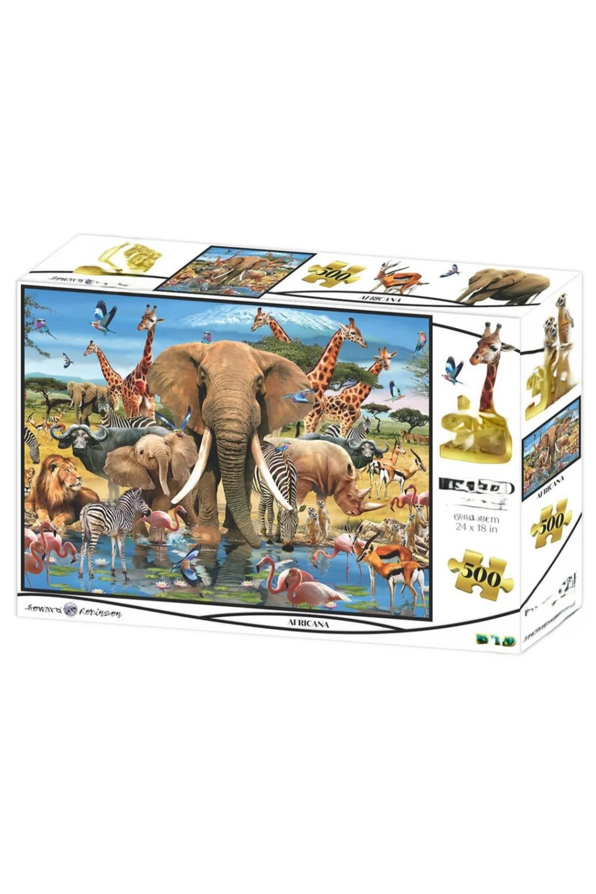 Afrika 500 Parça Yetişkin Puzzle