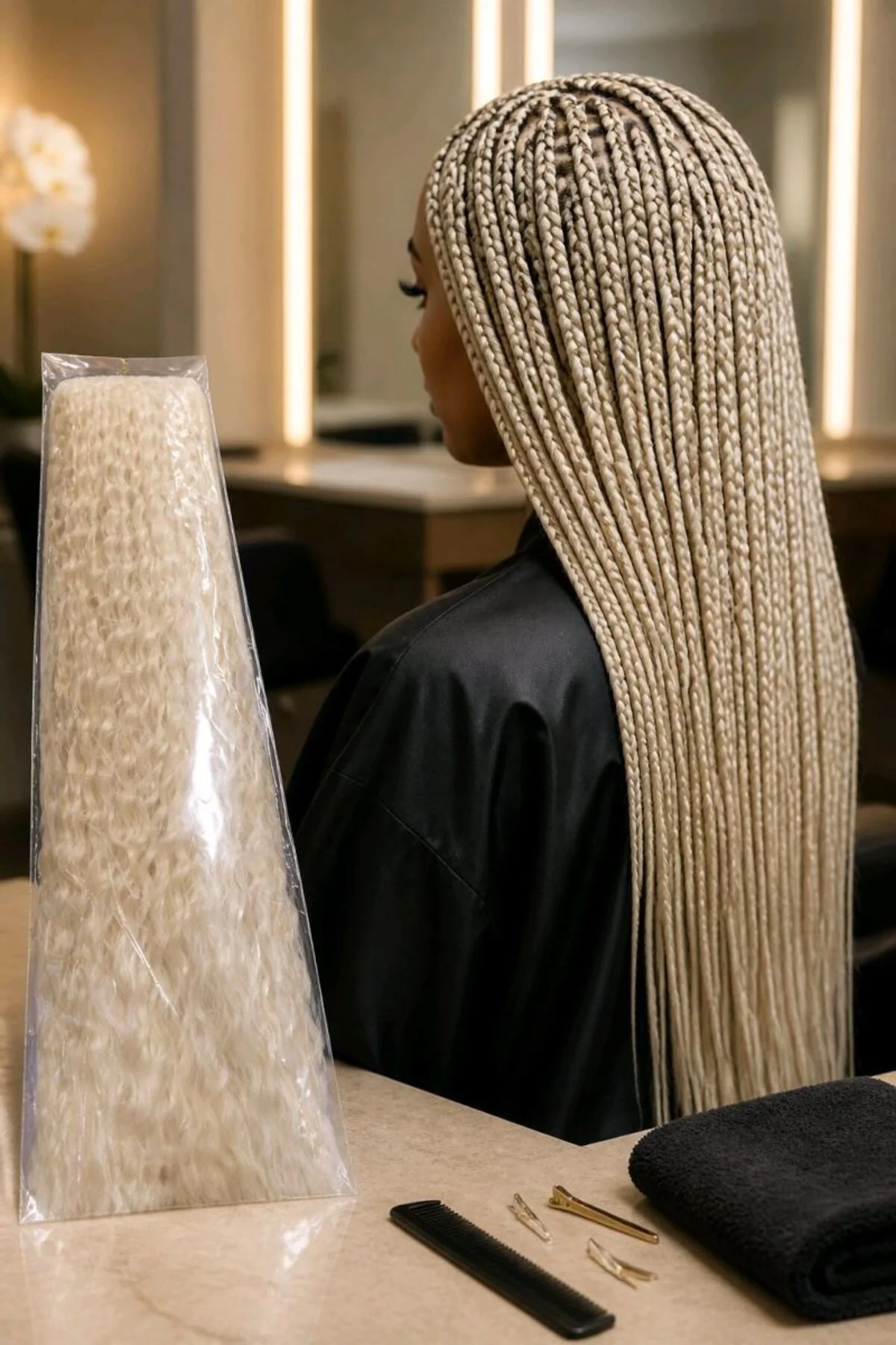 Afrika Örgüsü & Rasta İçin Sentetik Saç