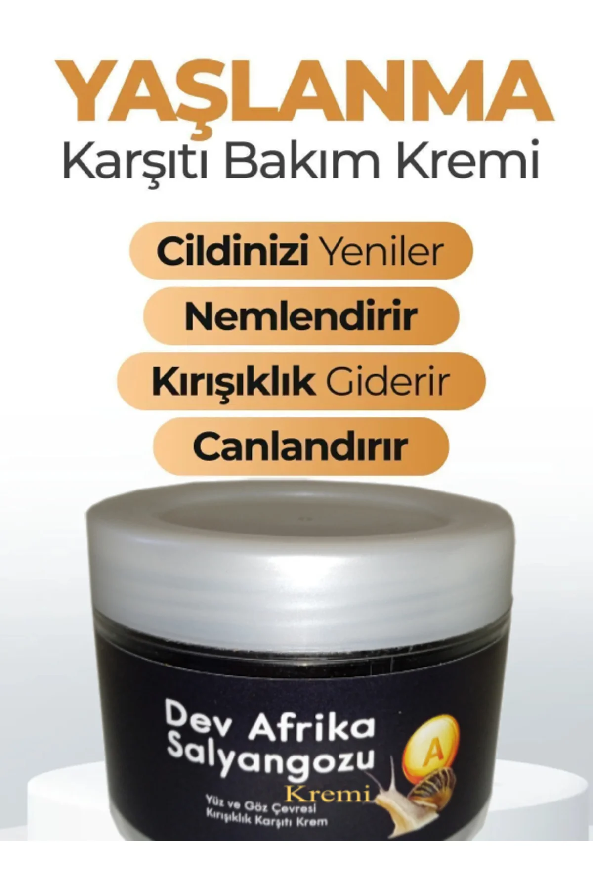 Afrika Salyangozlu Kuruluk Karşıtı Bakım Kremi 100 ml X 2 – Nemlendirici ve Onarıcı