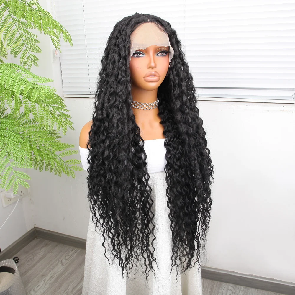 Afro Daa Siyah Fiber Sen Tül Peruk