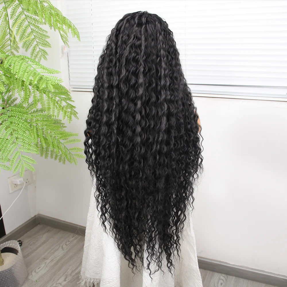 Afro Daa Siyah Fiber Sen Tül Peruk