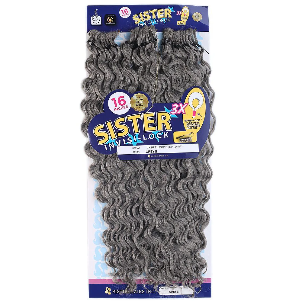 Afro Daası  / Orta Ton Gri Grey 2